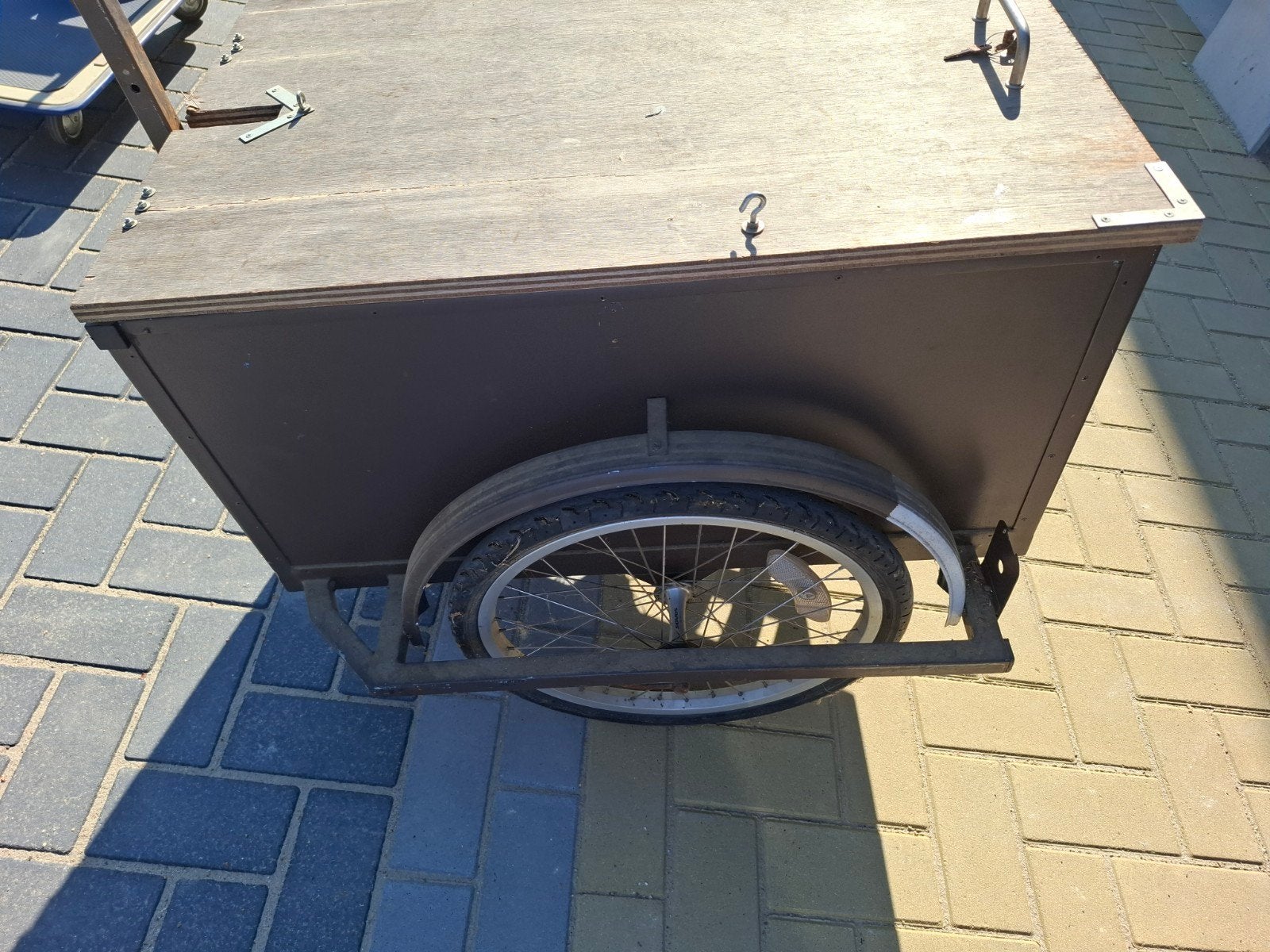 fietsbak/fietskar, Ophalen, Gebruikt