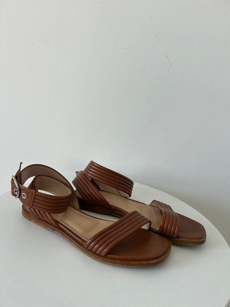 Claudie Pierlot Sandalen 37 Bruin, Bruin, Claudie Pierlot, Zo goed als nieuw, Sandalen of Muiltjes
