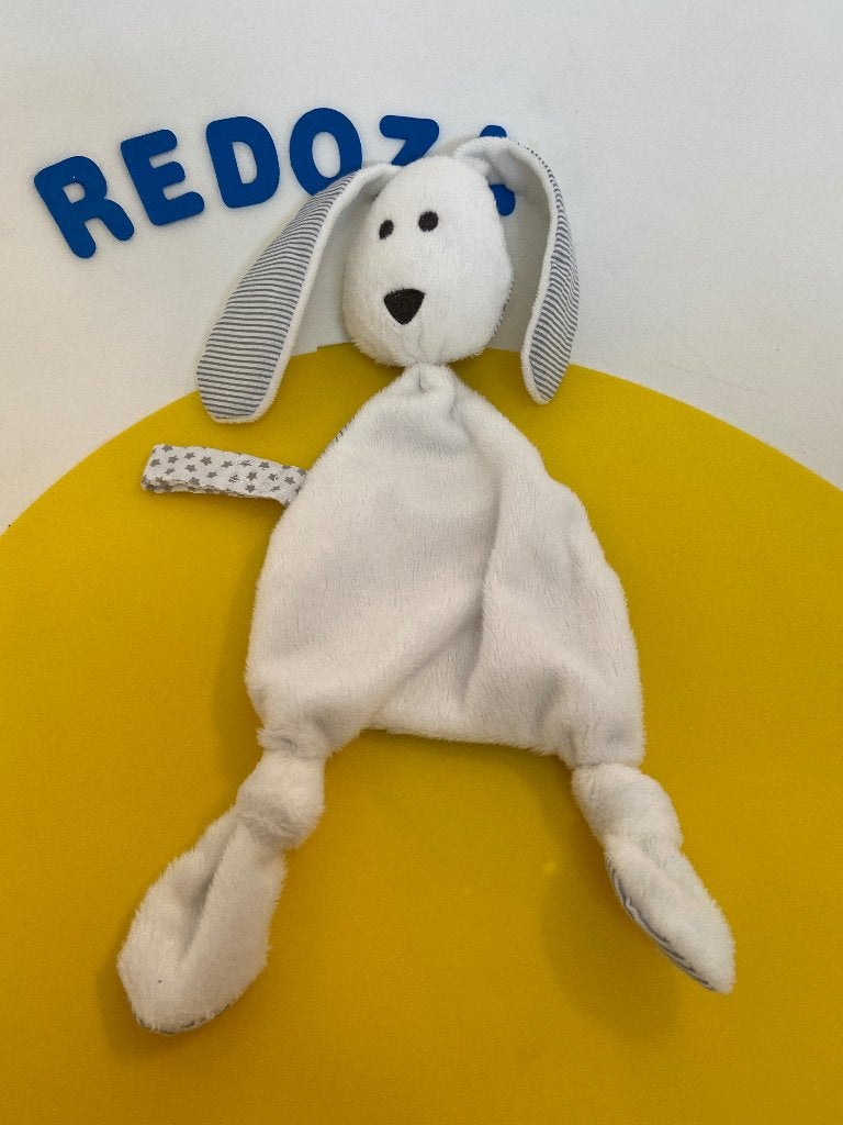 K2299 prenatal doekje konijn wit grijs, Ophalen of Verzenden, Zo goed als nieuw, Konijn