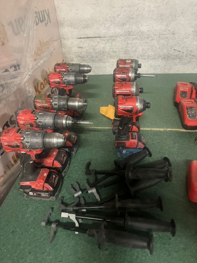 Accugereedschap Milwaukee / gebruikt - zie foto's / info!, Ophalen, Gebruikt