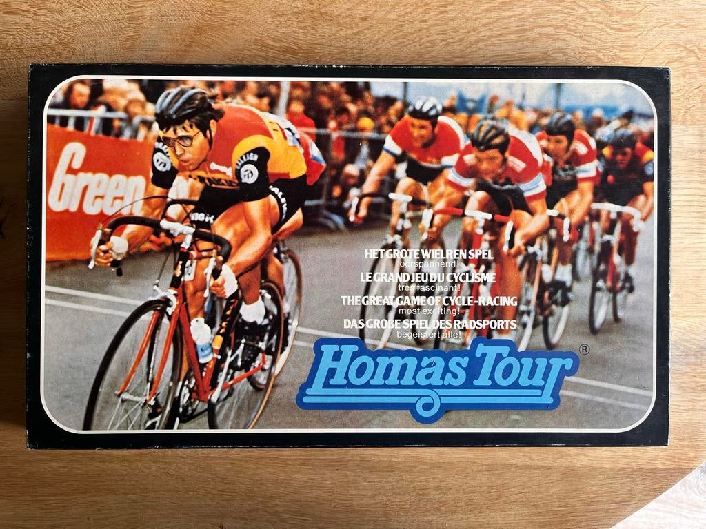 Homas Tour Wielrenspel - Klassiek Bordspel, Drie of vier spelers, Ophalen of Verzenden, Gebruikt