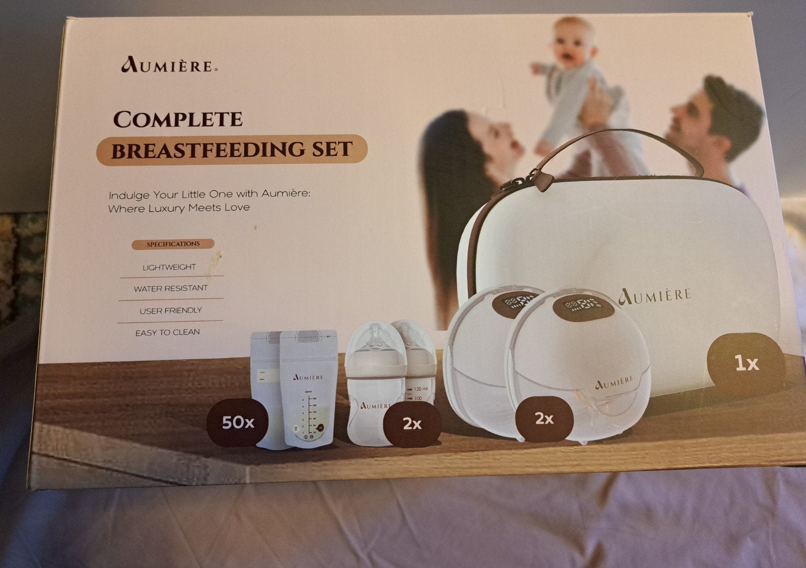 Aumiere Complete Draadloos Dubbele Borstkolf Nieu, Ophalen