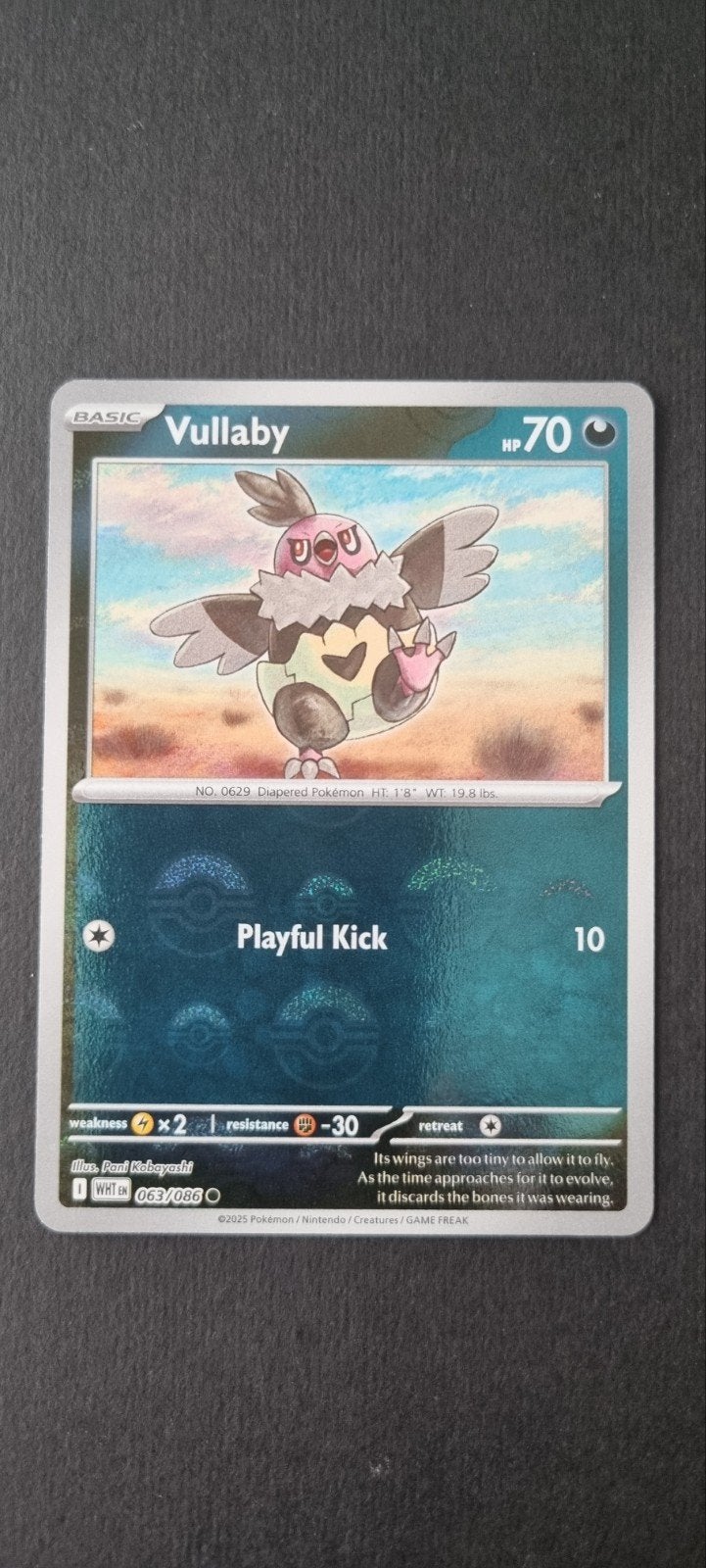Vullaby Pokeball XWHT 63, Ophalen of Verzenden, Zo goed als nieuw, Losse kaart