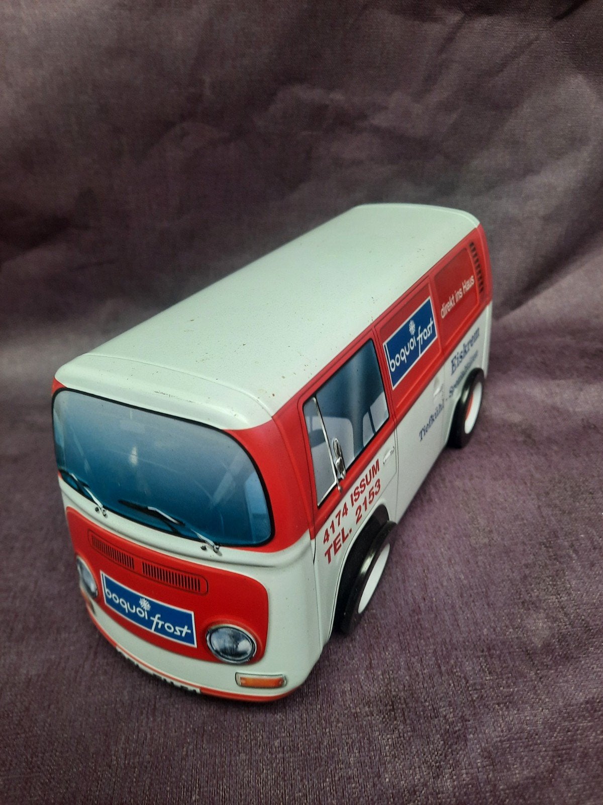 Vintage koekblik VW bus T2, Ophalen of Verzenden, Gebruikt, Auto's