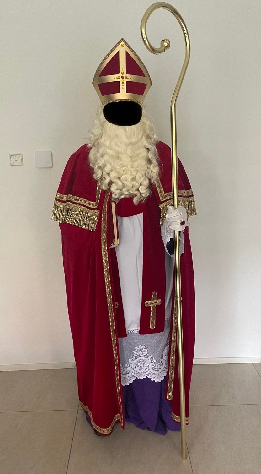 Luxe TV Sinterklaas kostuum te koop aangeboden, Diversen, Ophalen of Verzenden