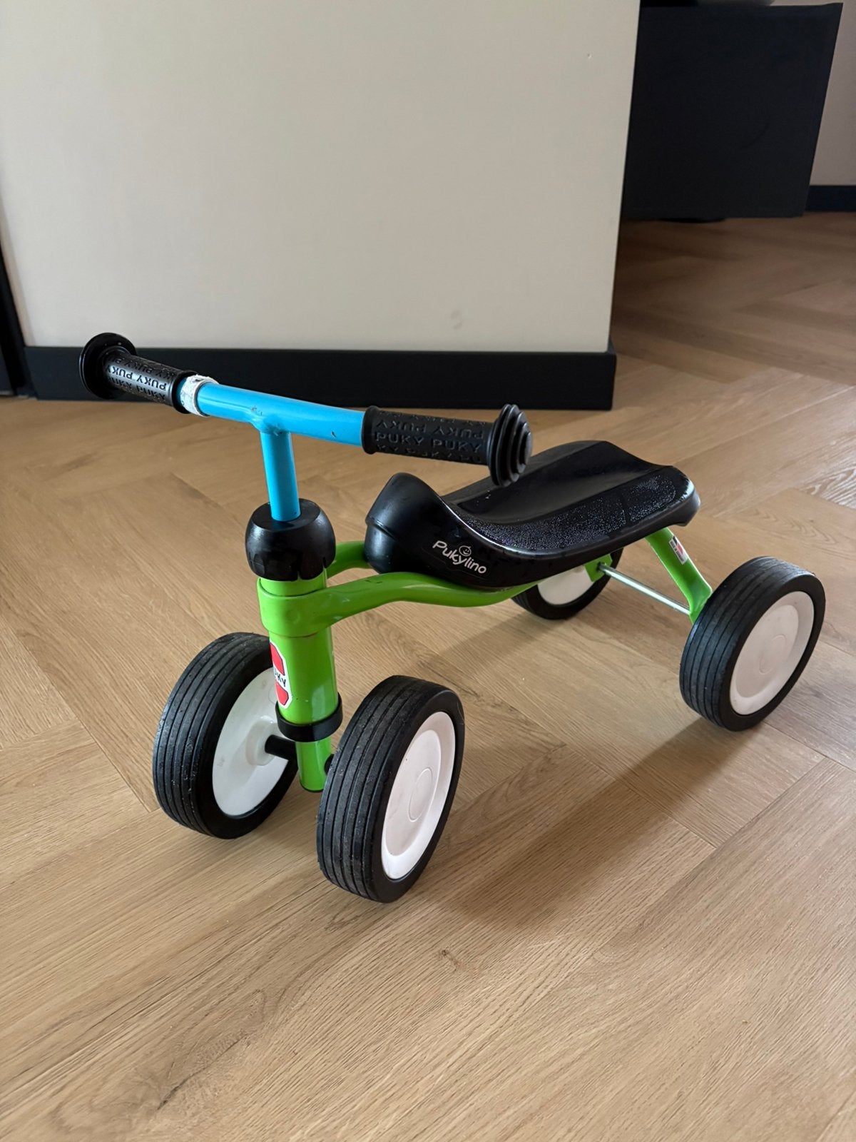 Pukylino loopfiets, Ophalen, Gebruikt