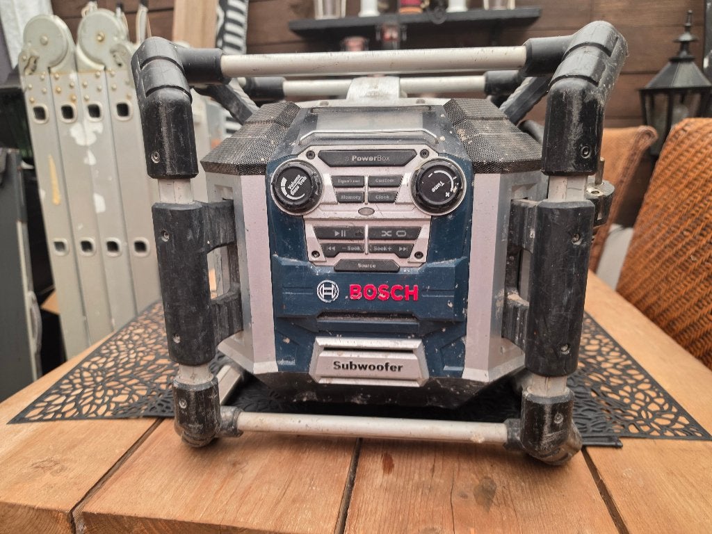 Bosch bouwradio GML50 prof, Ophalen, Gebruikt