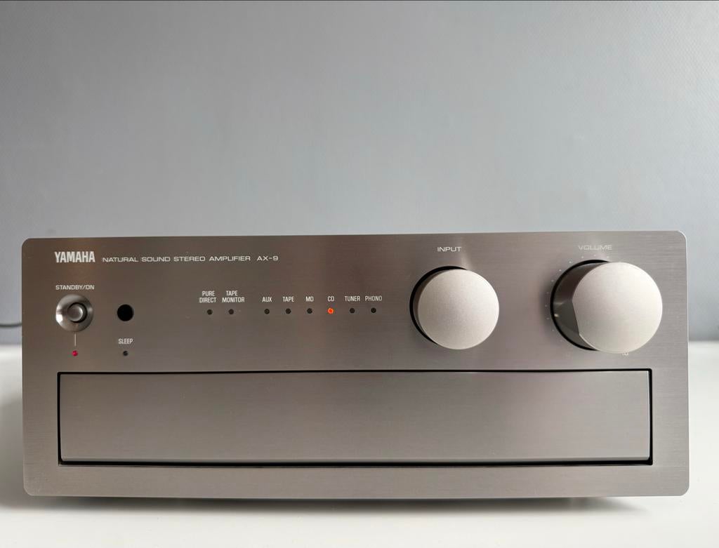 Yamaha Natural Sound Stereo Amplifier AX-9, Gebruikt, Yamaha, Ophalen of Verzenden, 120 watt of meer