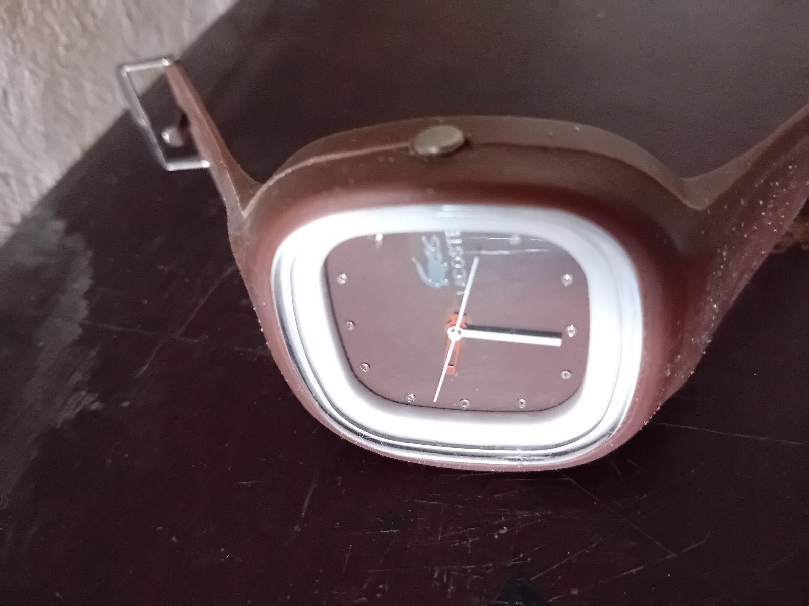 Lacoste siliconen horloge - Batterij vervangen nodig, Overige merken, Kunststof, Gebruikt, Polshorloge