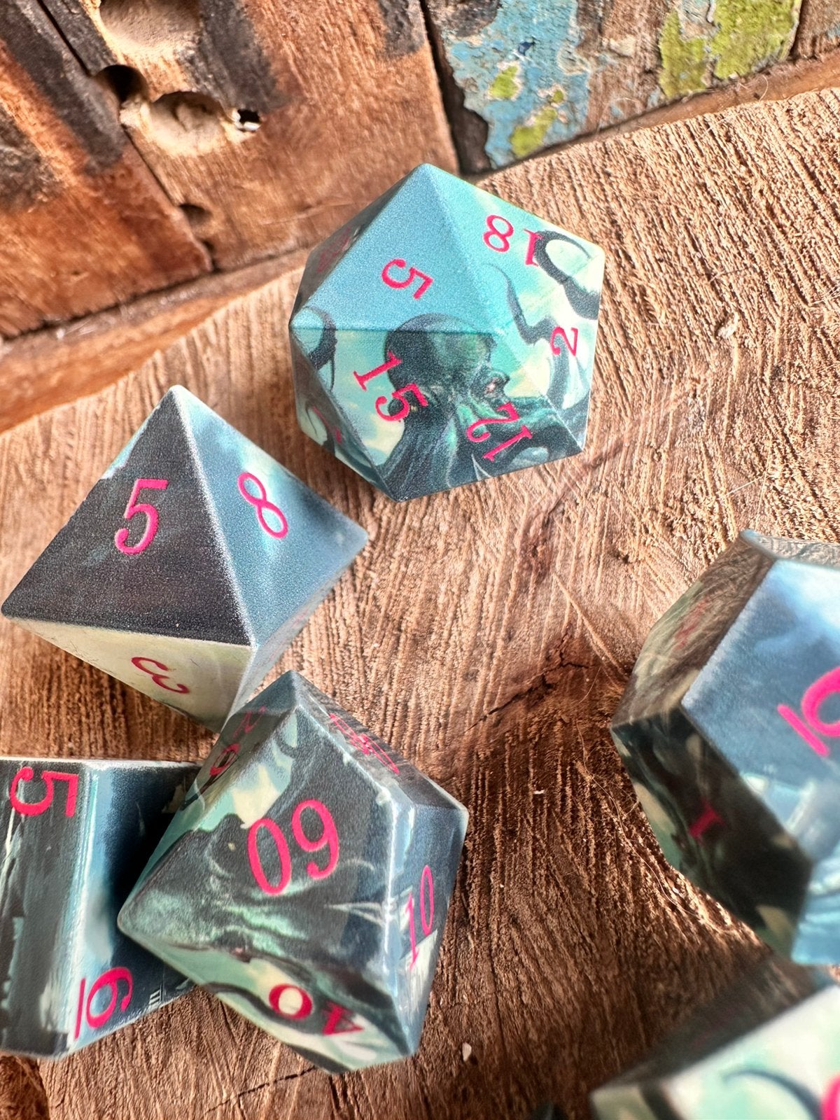 DND dice / Octopus / Inktvis / RPG / D&D / nieuw, Ophalen of Verzenden, Nieuw