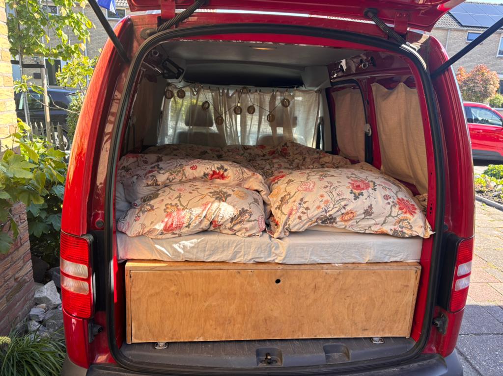 Camperbox VW Caddy, Caravans en Kamperen, Ophalen, Gebruikt