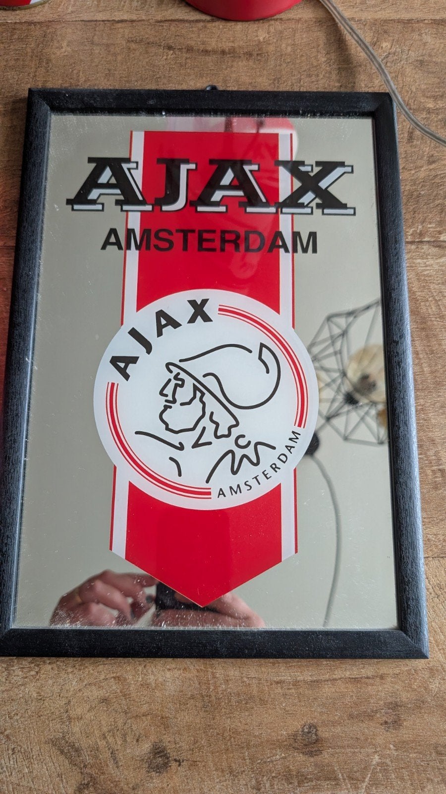 ajax spiegel, Verzamelen, Ophalen, Zo goed als nieuw, Ajax, Overige typen