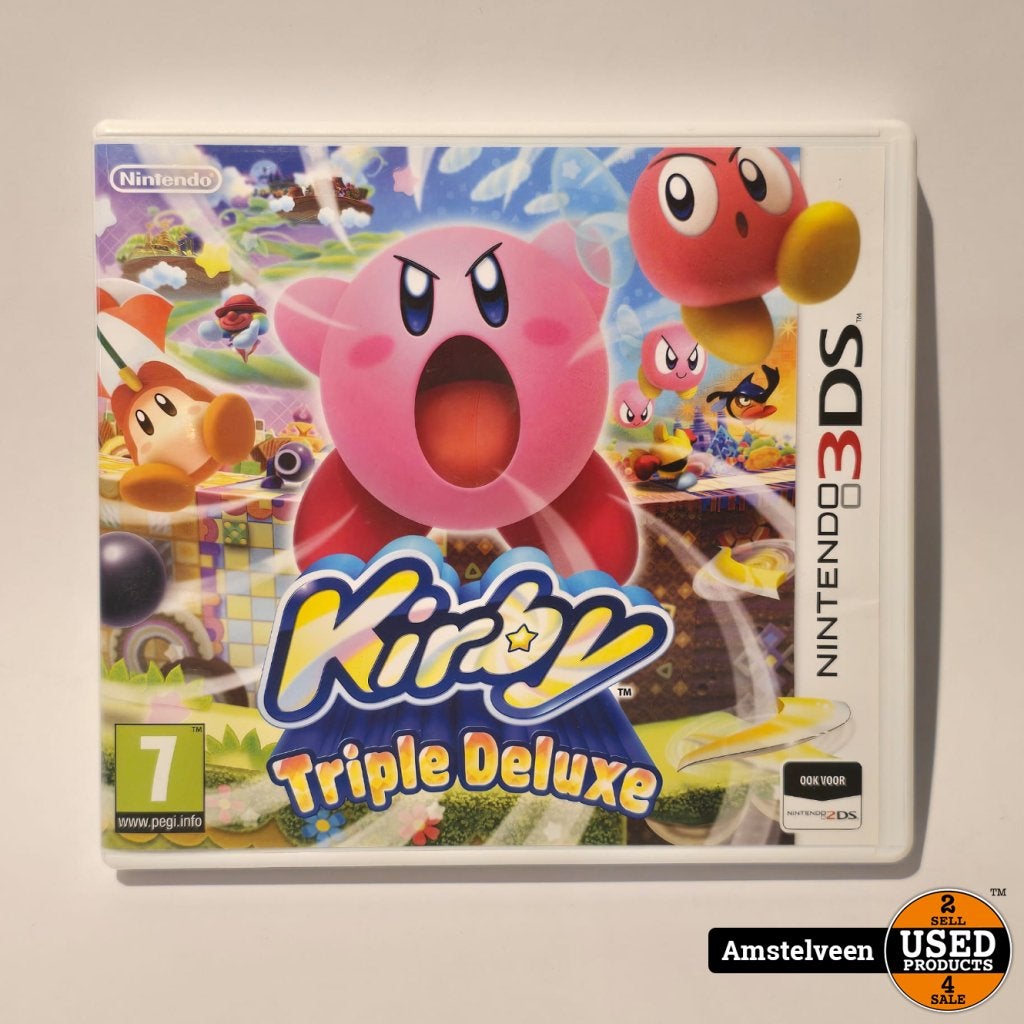 Nintendo 3DS Game: Kirby: Triple Deluxe, Spelcomputers en Games, Games | Nintendo 2DS en 3DS, Nintendo, Gebruikt, Support@nintendo.com