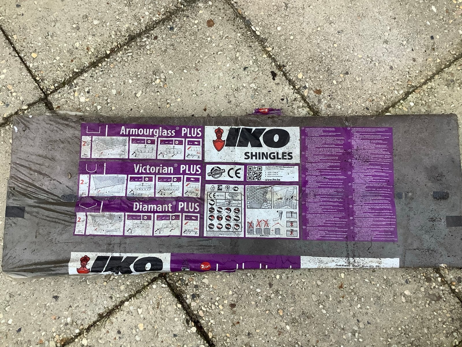 IKO Armourglass Dual Brown Dakshingles - 26 pakken (52m²), Ophalen, Overige materialen, Overige kleuren, Overige typen