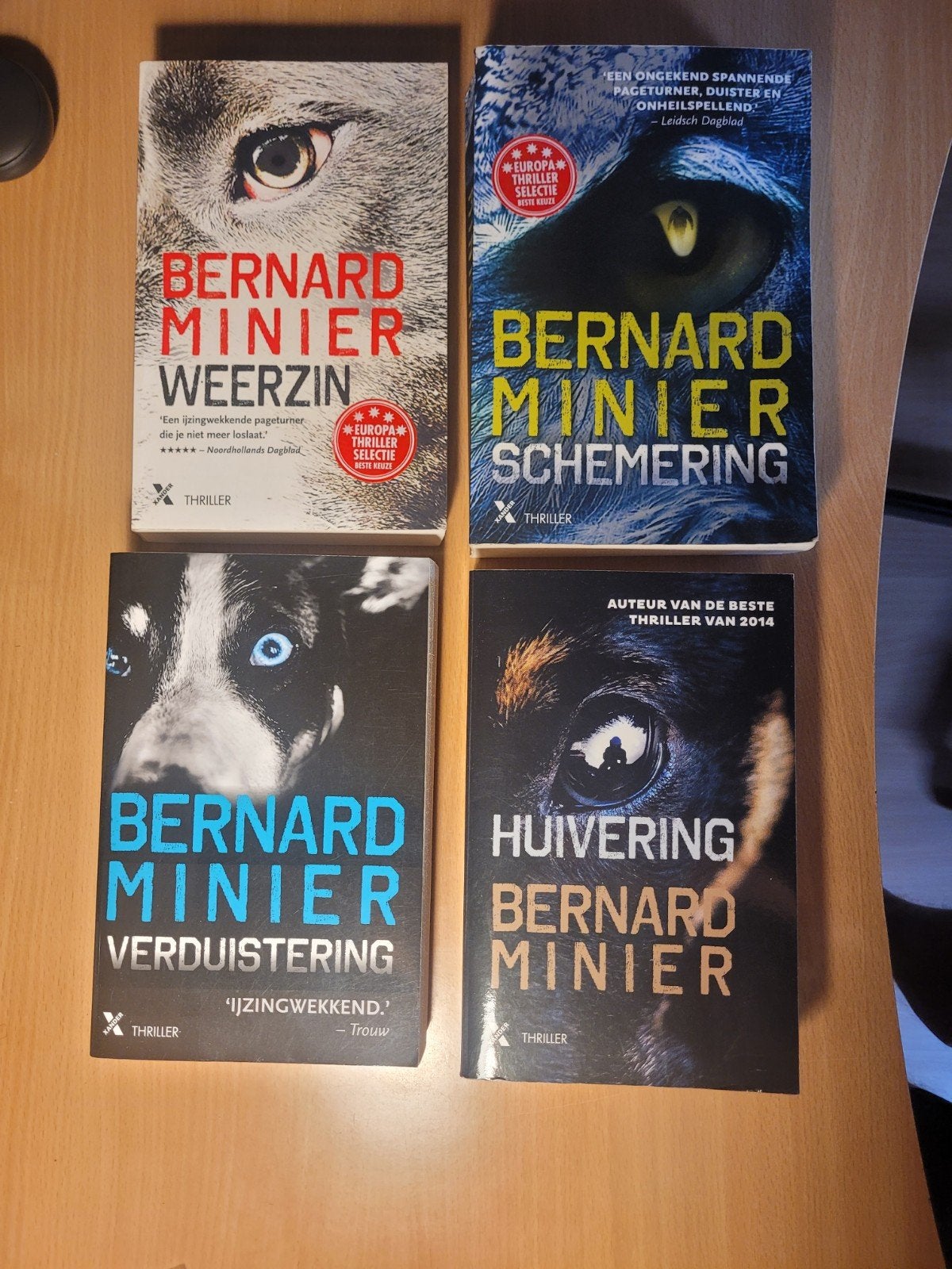 4 spannende thrillers van Bernard Minier met Martin Servaz, Boeken, Ophalen, Zo goed als nieuw
