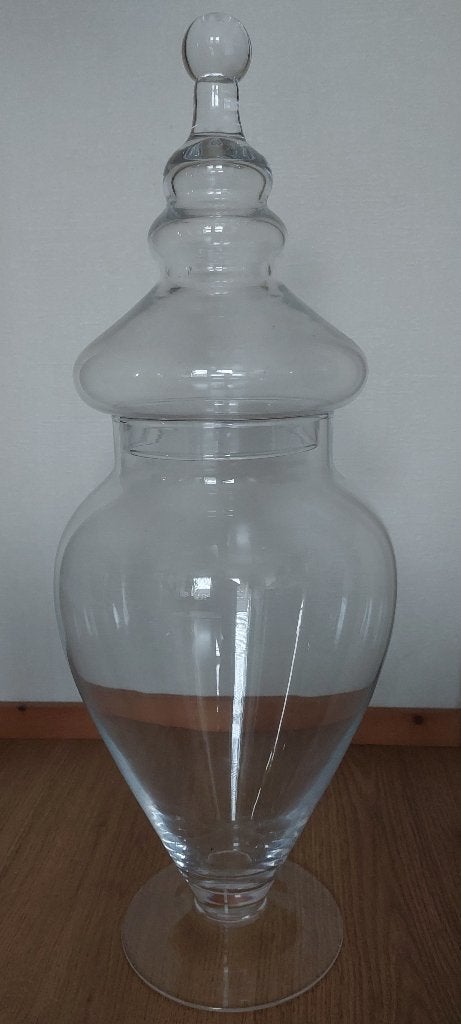 Grote glazen bokaal 💐 voorraadpot met deksel 🍪 🍬, Ophalen
