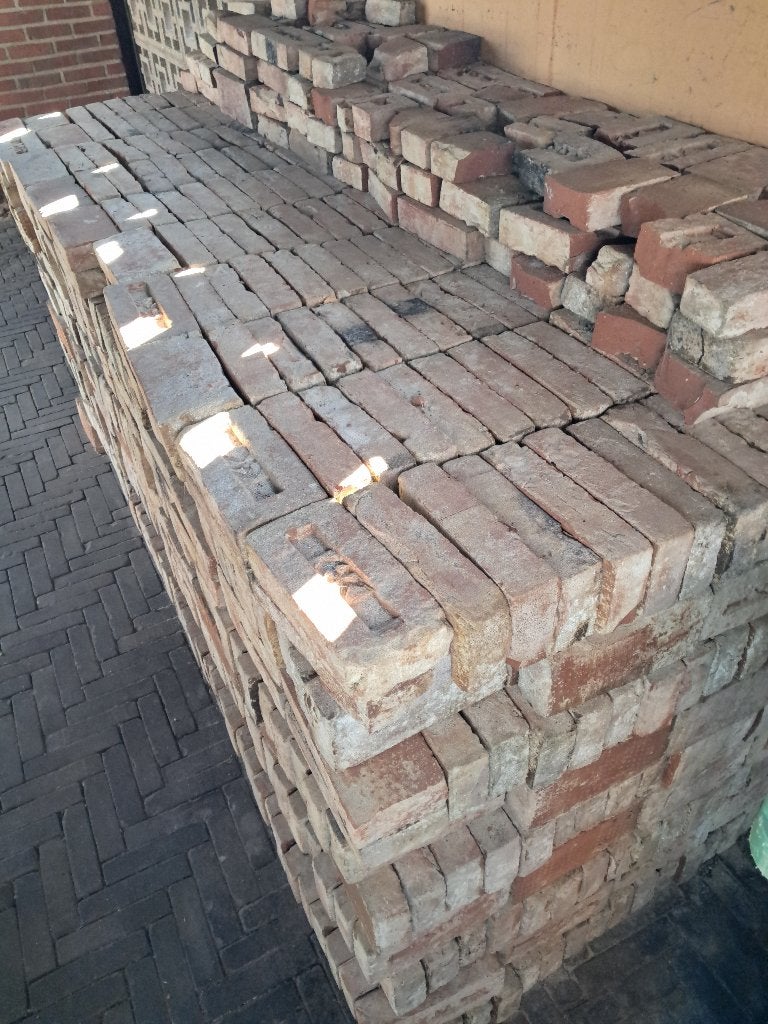 Bakstenen geschakeerd rood, Ophalen, Nieuw, Bakstenen