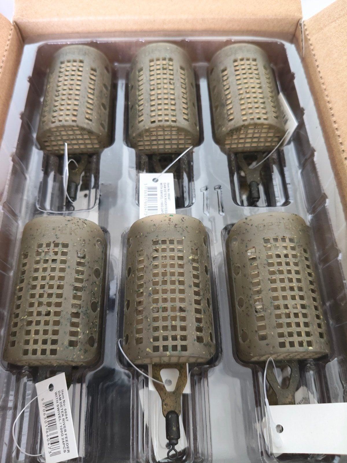 24 x Stuks Dam Detek River feeder with swivel 100g

normaal, Verzenden, Nieuw