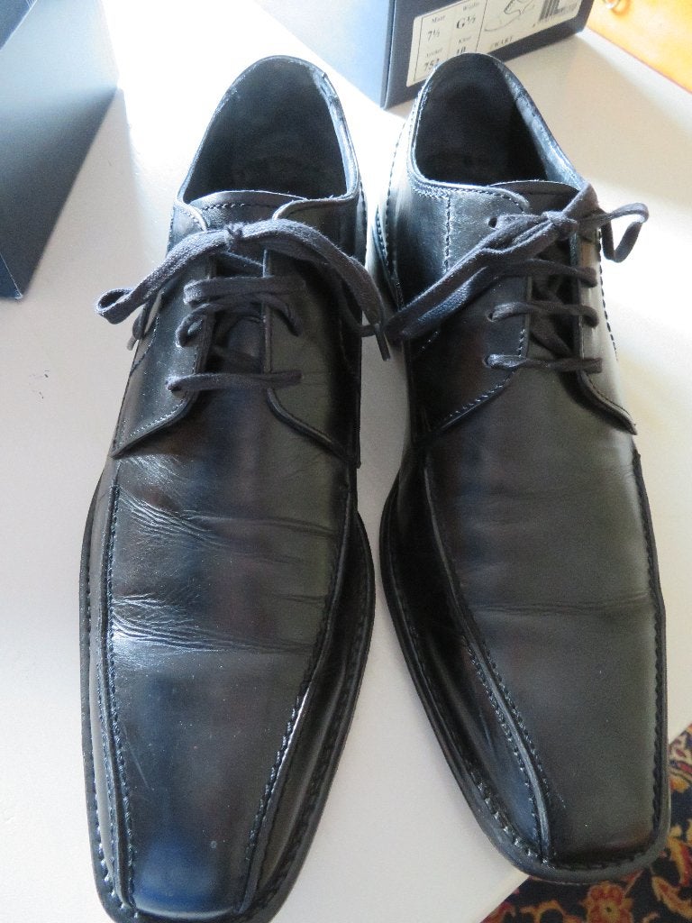 Heren schoenen van Lier maat 8,5 = 42,5zwart Z.G.A.N., Zwart, Van Lier, Ophalen of Verzenden, Zo goed als nieuw