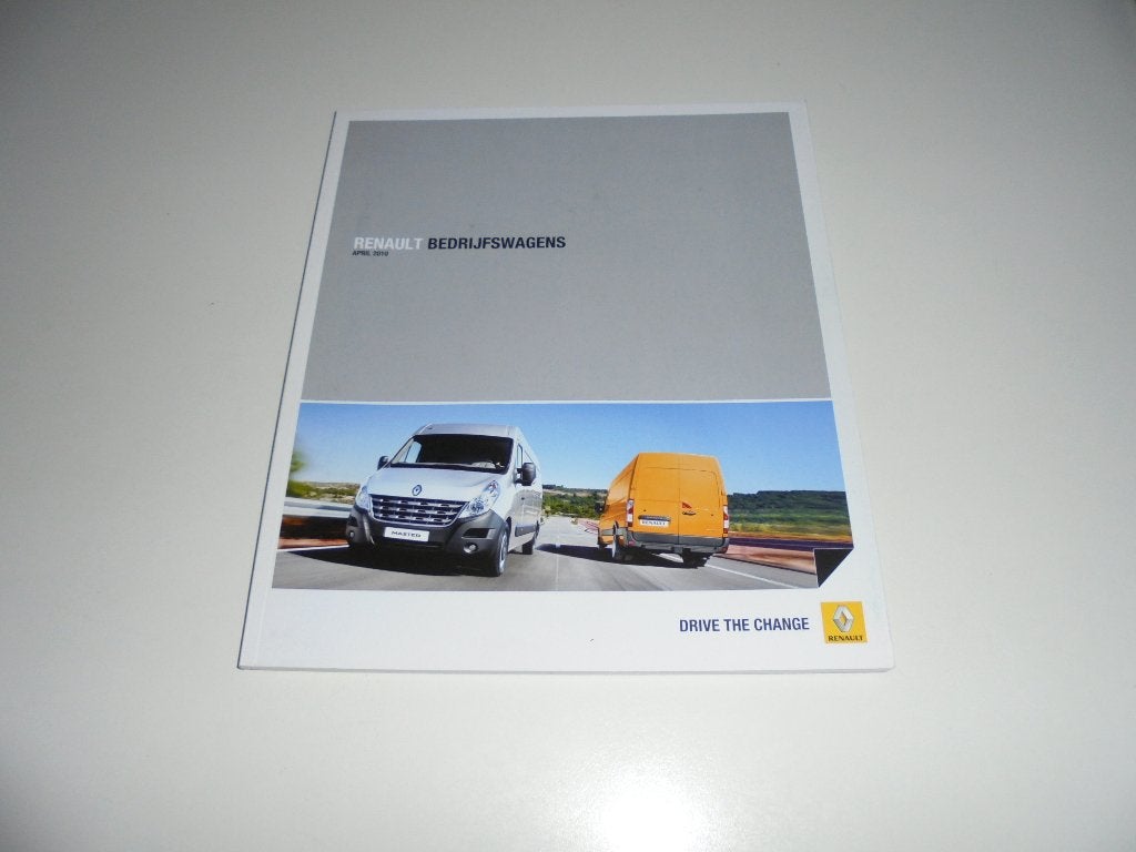 brochure Renault bedrijfswagens  2010, Ophalen of Verzenden, Zo goed als nieuw, Renault