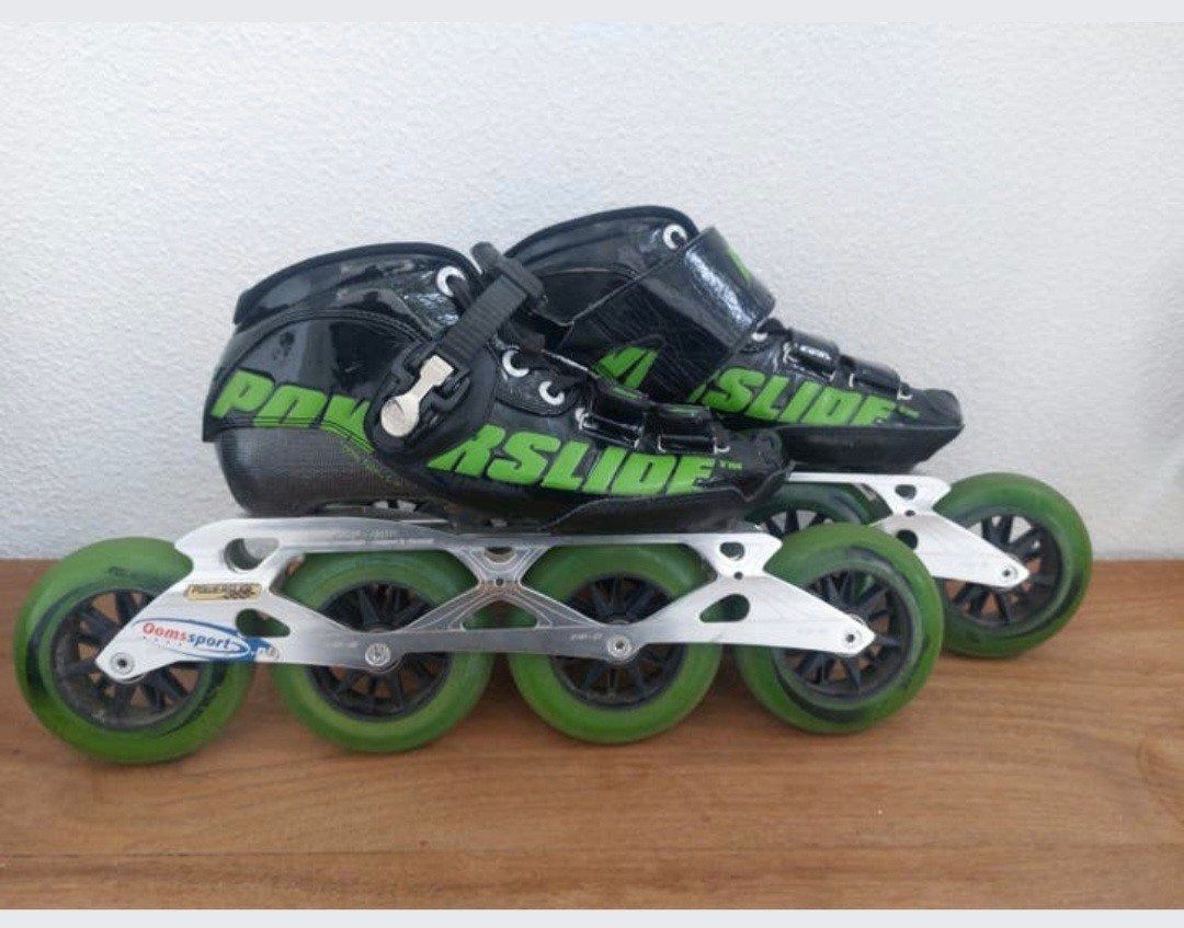 Powerslide speedskates – 110mm – maat 40, Ophalen of Verzenden, Zo goed als nieuw, Inline skates 4 wielen, Powerslide
