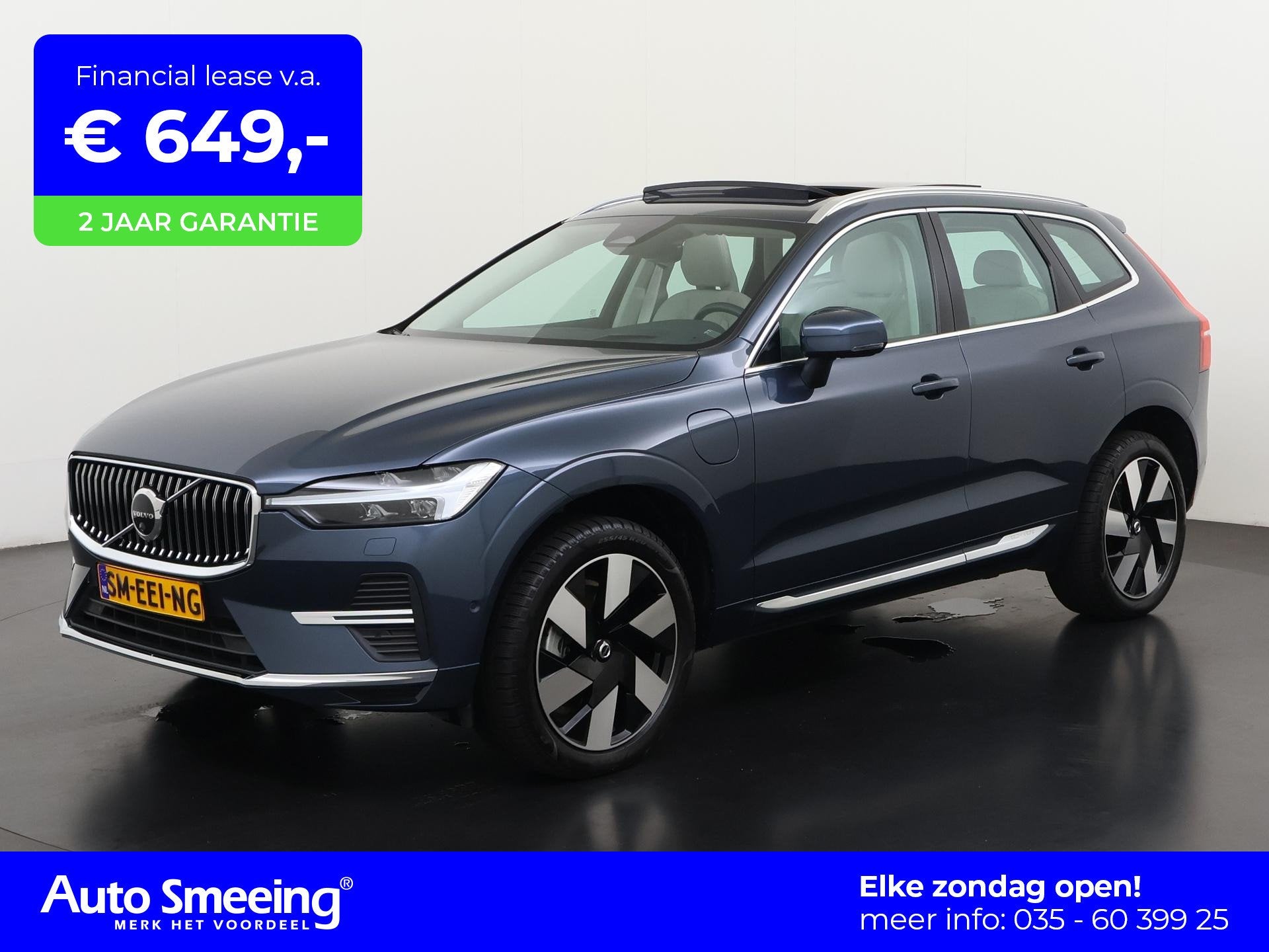 Volvo XC60 T8 Long Range AWD Ultra Bright | Luchtvering | Ma, Automaat, 12 maanden, Gebruikt, Euro 6