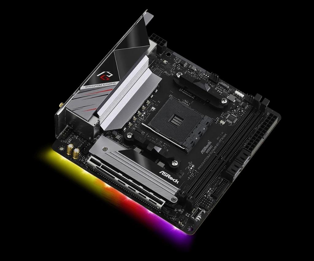ASROCK B550 PHANTOM GAMING-ITX Moederbord met Socket AM4, Computers en Software, Moederborden, Ophalen of Verzenden, Gebruikt