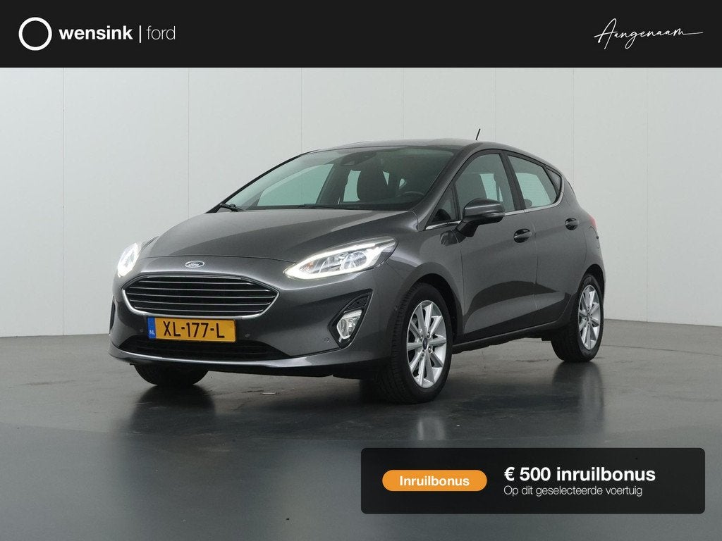 Ford Fiesta 1.0 EcoBoost Titanium | Winterpakket | Navigatie, Auto's, Ford, Gebruikt, Euro 6, 49 €/maand, Origineel Nederlands