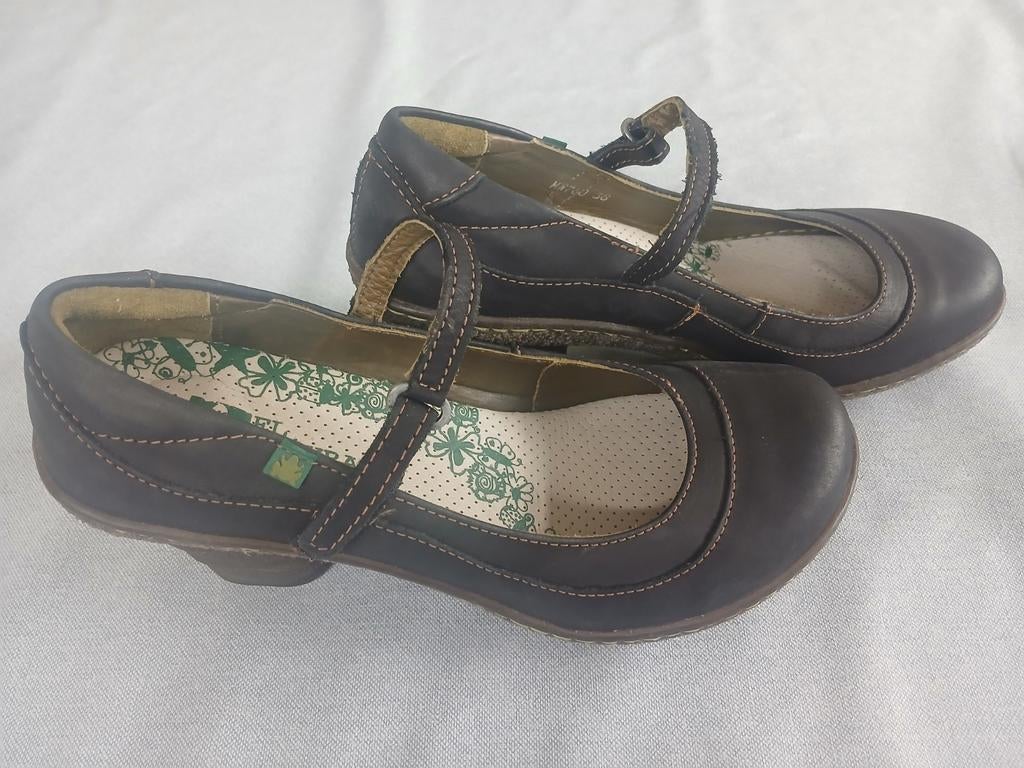 El Naturalista schoenen hak nieuwstaat maat 38 donkerbruin, Bruin, Nieuw, Schoenen met hoge hakken, El Naturalista