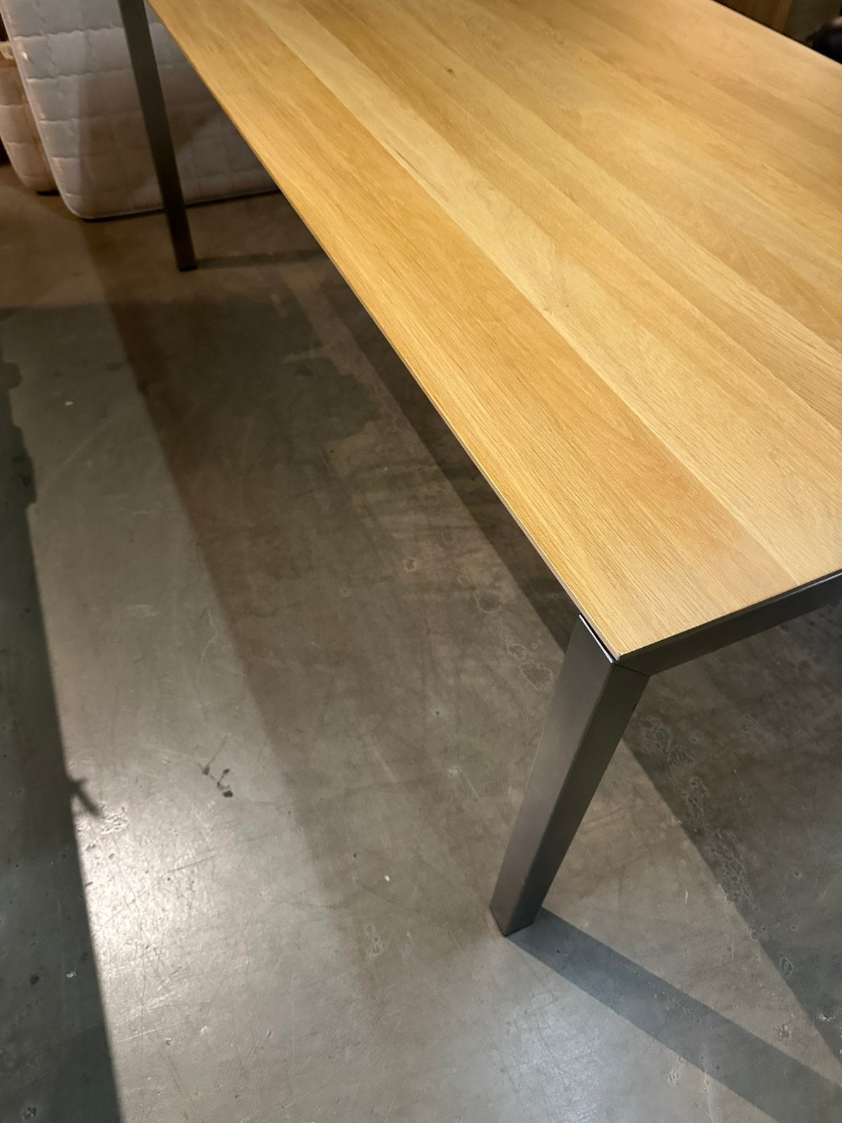 Eettafel 100cm x 200cm, Huis en Inrichting, C, 200 cm of meer, Zo goed als nieuw, X