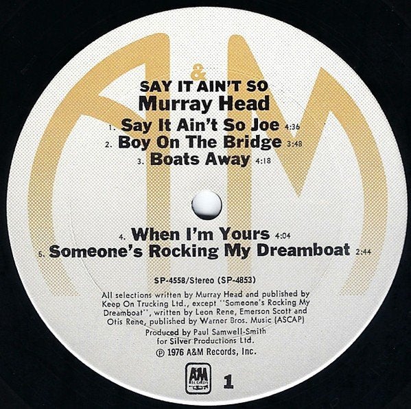 LP - Murray Head ‎– Say It Ain't So, LP, Gebruikt, Ophalen of Verzenden, Poprock