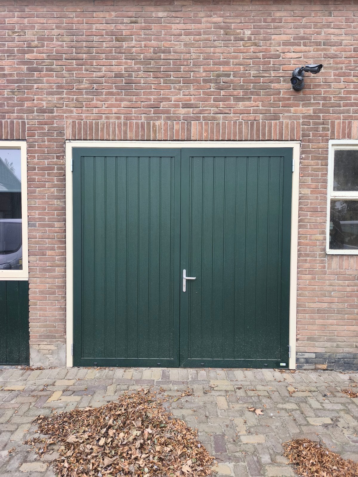 NIEUW Openslaande geïsoleerde deuren aluminium, Ophalen, 120 cm of meer, 215 cm of meer, Garagedeur
