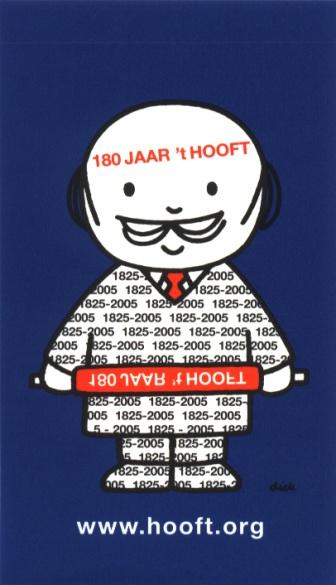 DICK BRUNA - sticker 't Hooft Rotterdam blauw, Ophalen of Verzenden, Zo goed als nieuw, Bedrijf of Vereniging