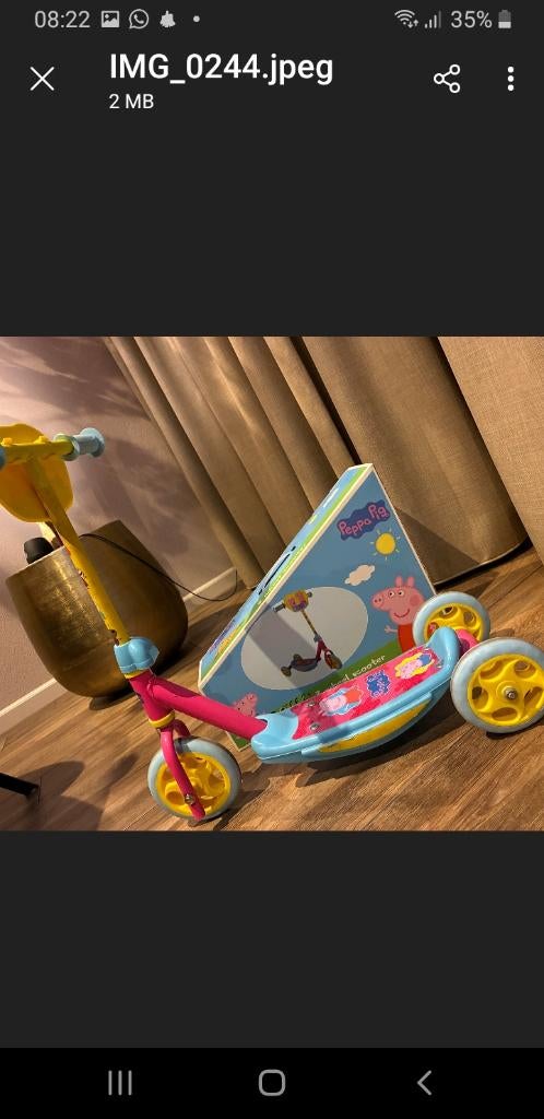 kinder step Peppa big, Ophalen, Gebruikt, Overige typen