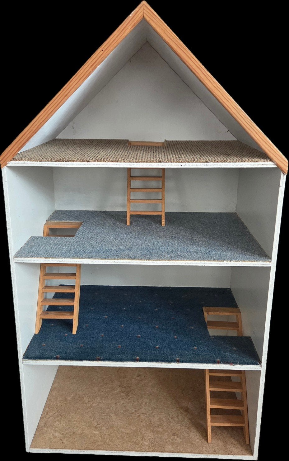 Houten poppenhuis, Ophalen, Poppenhuis