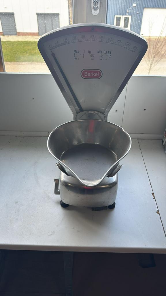 Vintage berkel weegschaal nr 257/1980, Ophalen of Verzenden, Minder dan 10 kg