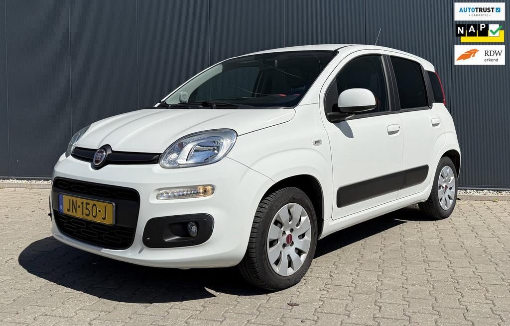 Fiat Panda 0.9 TwinAir Lounge Airco Automaat 42.000Km NAP 1, Stof, Panda, Wit, Origineel Nederlands