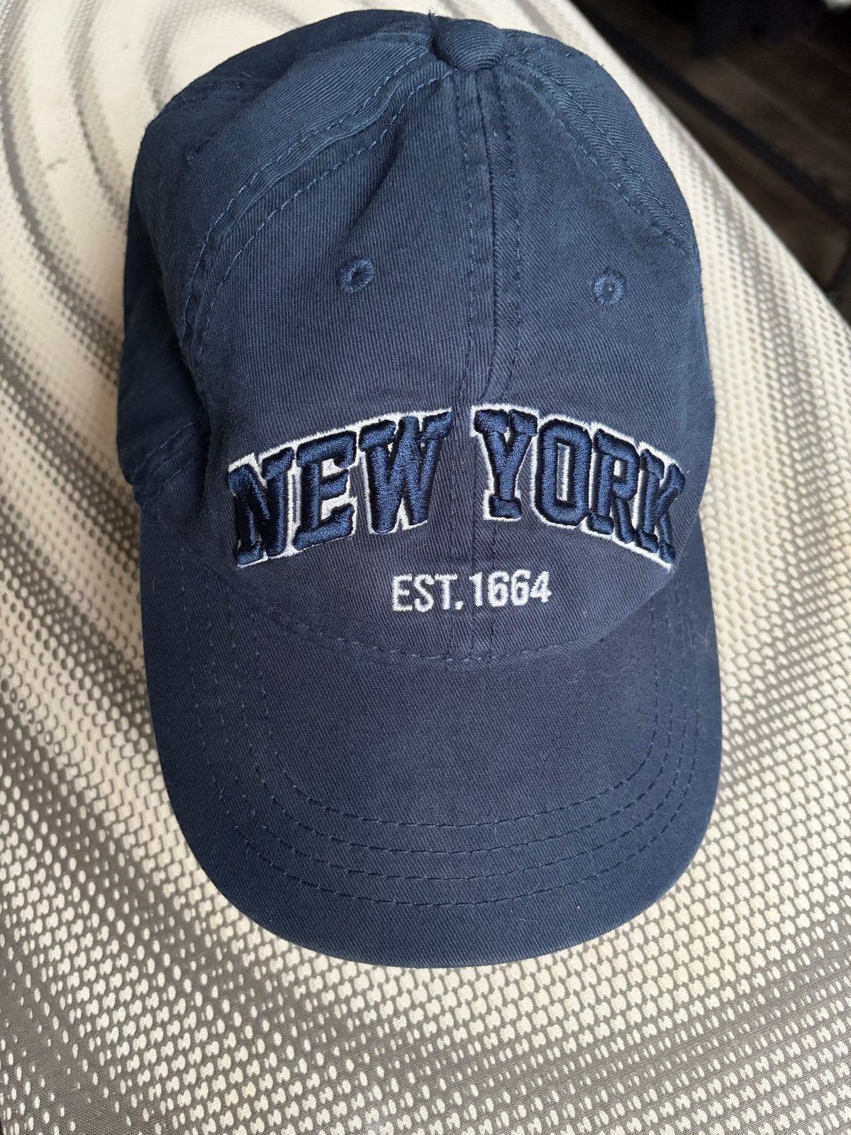 Donkerblauwe pet 'NEW YORK' van Torkia Apparel, Ophalen of Verzenden, Zo goed als nieuw, One size fits all, Pet