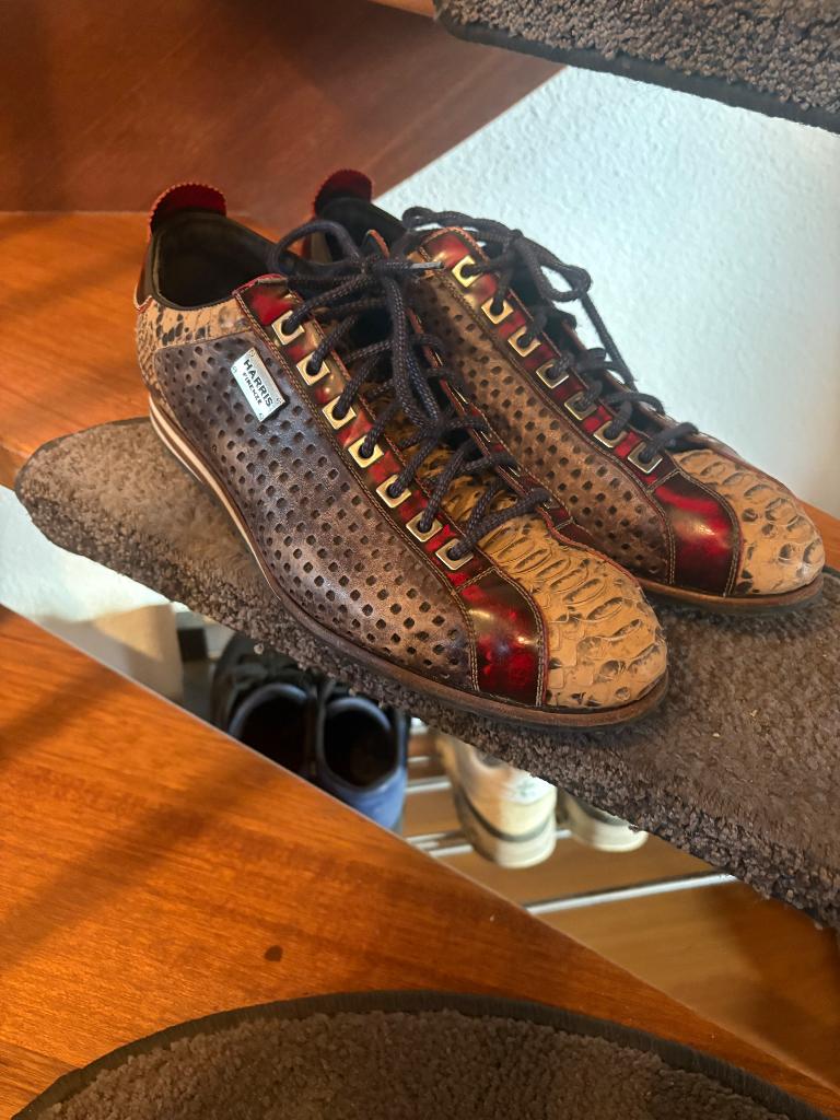 Harris herenschoenen maat 8, Kleding | Heren, Schoenen, Bruin, Ophalen of Verzenden, Sneakers of Gympen, Zo goed als nieuw
