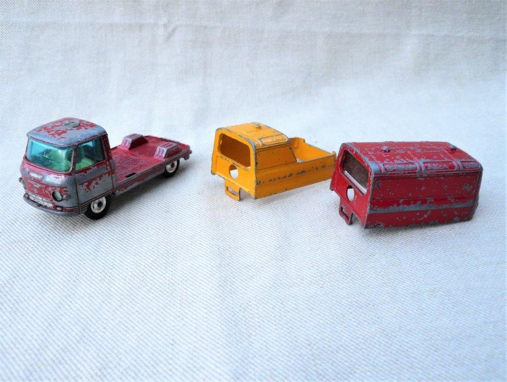 Corgi 465 Commer 2 wissel laadbak- trans o lite verlichting., Ophalen of Verzenden