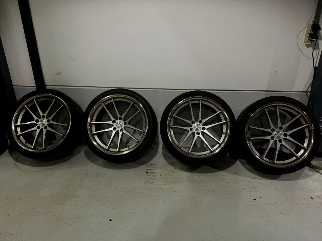 20 inch ABS F55 Silver velgen BMW M3 met nieuwe zomerbanden, Ophalen