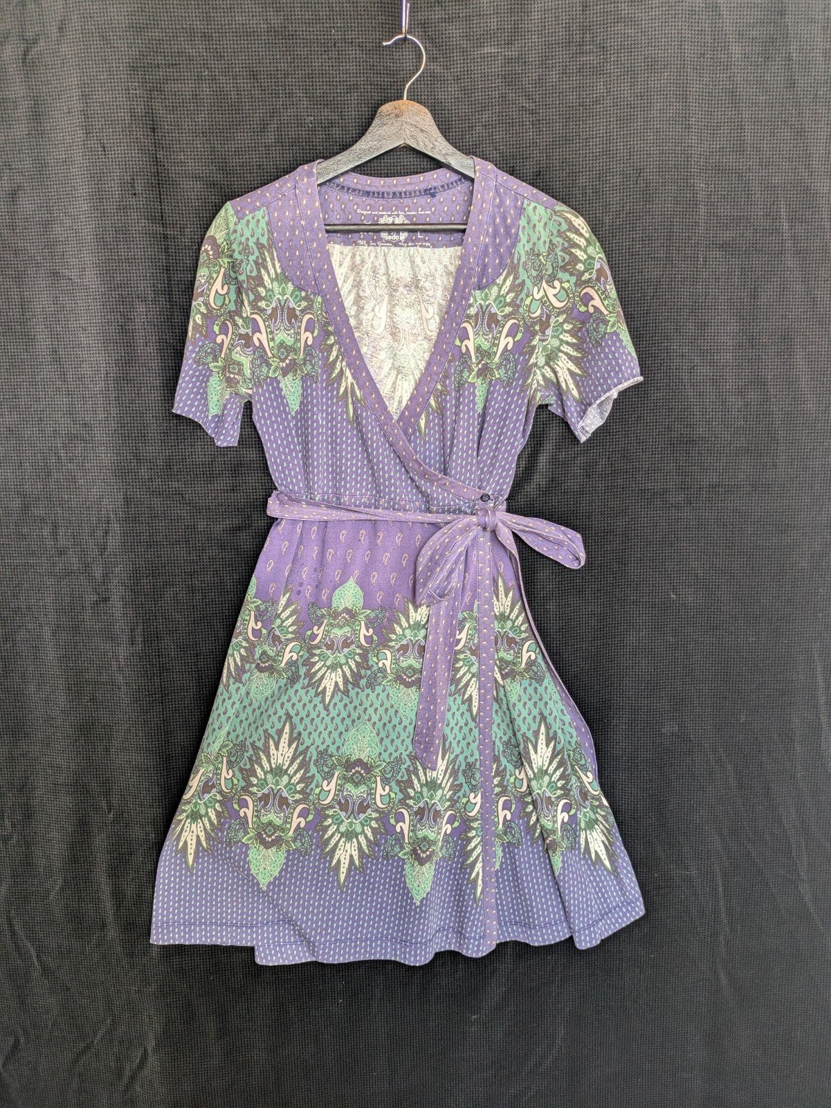 EDC by Esprit overslagjurk met paisley print, maat L, Paars, Maat 42/44 (L), Ophalen of Verzenden, Esprit-Allee, 40882 Ratingen, Germany