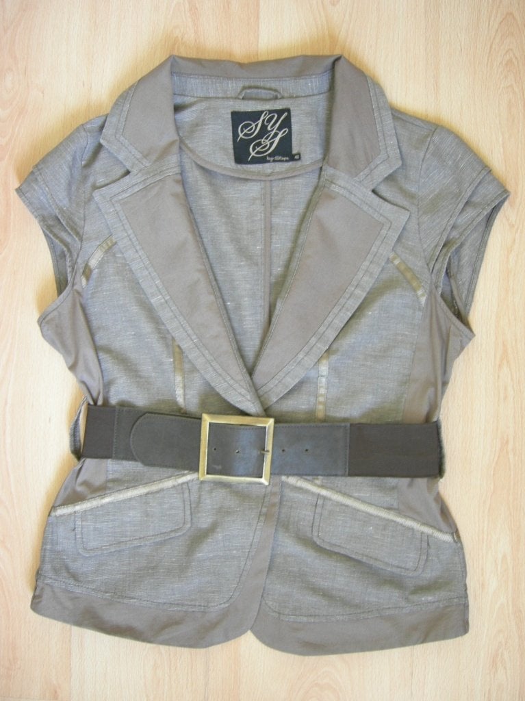 Giletje/jasje van Dept, ongevoerd., Maat 38/40 (M), Bruin, Ophalen of Verzenden, Zo goed als nieuw