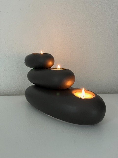 BOI!WOW Firestone T-Light Dark Grey Matt Nieuw!, Huis en Inrichting, Waxinelichthouder, Nieuw, Ophalen of Verzenden, Grijs