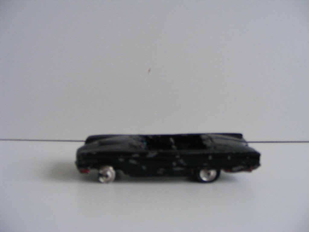 Ford thunderbird 1959, corgi toys 1/43 repaint zwart, Ophalen of Verzenden, Gebruikt, Auto, Corgi