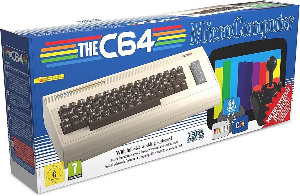 Commodore C64 FULL SIZE. NIEUW in verzegelde/dichte doos!!, Computers en Software, Vintage Computers, Verzenden, Commodore C 64