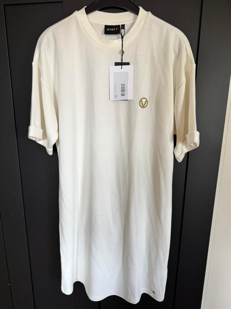 Josh V tshirt dress wit maat S Oversized Nieuw, Ophalen of Verzenden, Nieuw, Wit, Knielengte