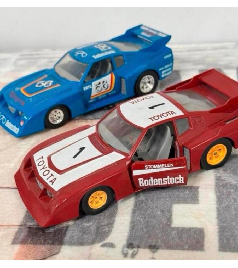 2X 1:24 Bburago Toyota Celica Liftback Gr 5 Rodenstock 1978, Auto, Ophalen of Verzenden, Zo goed als nieuw, H