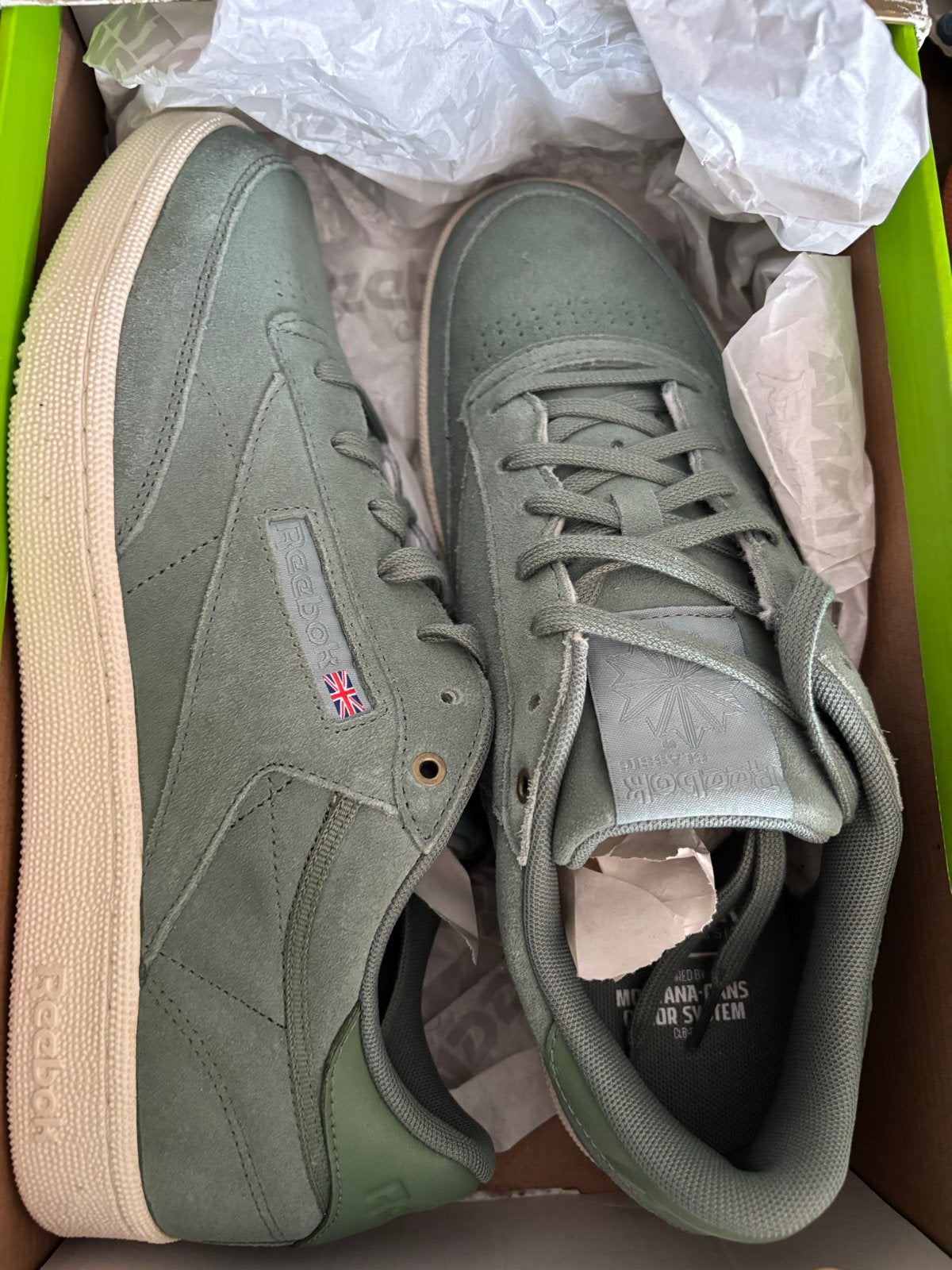 Reebok Club C 85 MCC Sneakers - Groen (Maat 44), Ophalen of Verzenden, Nieuw, Groen, Sneakers of Gympen