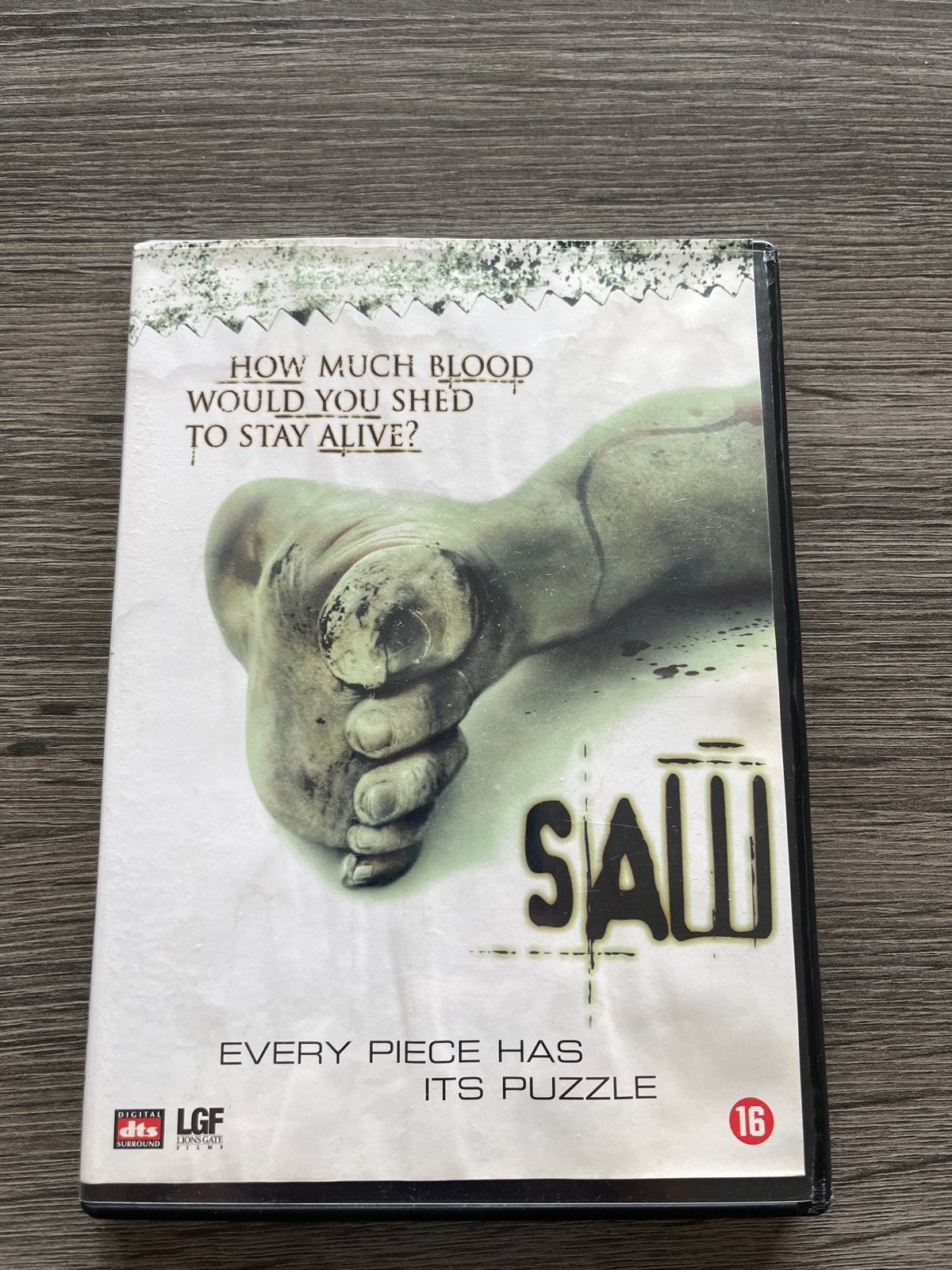 DVD Saw - De originele horrorfilm, Vanaf 16 jaar, Nederlands, Breedbeeld, Ophalen of Verzenden